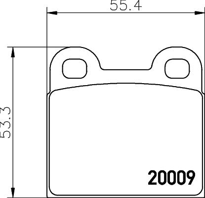 Cobreq N-201 - Гальмівні колодки, дискові гальма autozip.com.ua