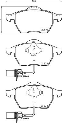 Cobreq N-282 - Гальмівні колодки, дискові гальма autozip.com.ua