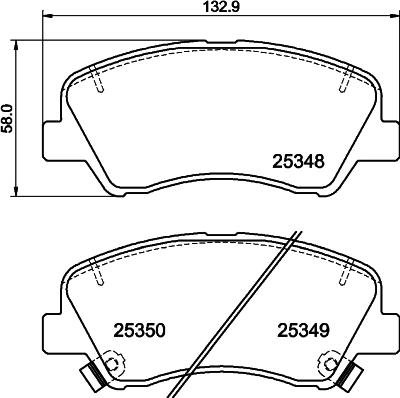 Cobreq N-2257 - Гальмівні колодки, дискові гальма autozip.com.ua