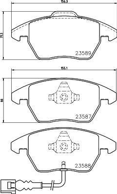 Cobreq N-279C - Гальмівні колодки, дискові гальма autozip.com.ua