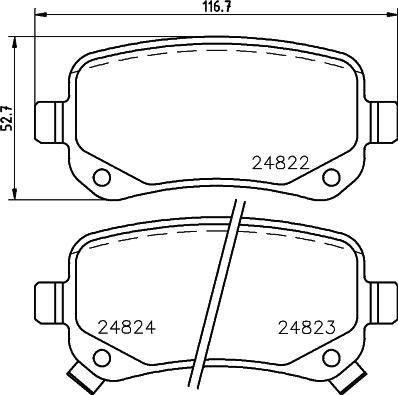 Cobreq N-737 - Гальмівні колодки, дискові гальма autozip.com.ua