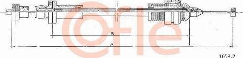 Cofle 92.1653.2 - Тросик газу autozip.com.ua