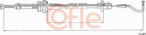 Cofle 9211087 - Тросик газу autozip.com.ua
