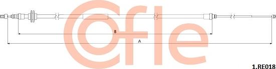 Cofle 92.1.RE018 - Трос, гальмівна система autozip.com.ua