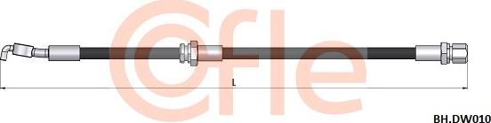 Cofle 92.BH.DW010 - Гальмівний шланг autozip.com.ua