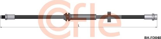 Cofle 92.BH.FD040 - Гальмівний шланг autozip.com.ua