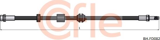 Cofle 92.BH.FD082 - Гальмівний шланг autozip.com.ua