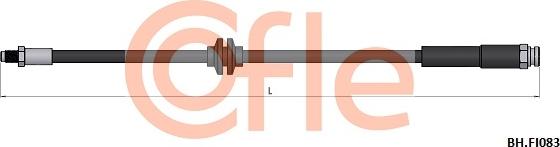 Cofle 92.BH.FI083 - Гальмівний шланг autozip.com.ua