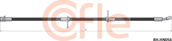 Cofle 92.BH.HN056 - Гальмівний шланг autozip.com.ua