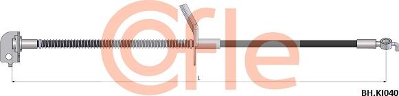 Cofle 92.BH.KI040 - Гальмівний шланг autozip.com.ua