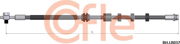 Cofle 92.BH.LR037 - Гальмівний шланг autozip.com.ua