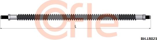 Cofle 92.BH.LR023 - Гальмівний шланг autozip.com.ua