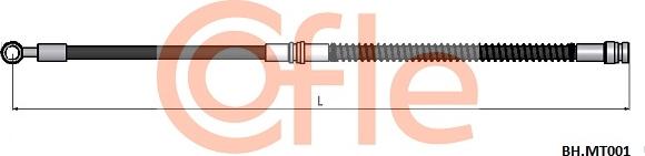 Cofle 92.BH.MT001 - Гальмівний шланг autozip.com.ua