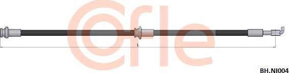 Cofle 92.BH.NI004 - Гальмівний шланг autozip.com.ua