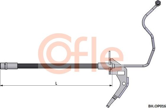 Cofle 92.BH.OP016 - Гальмівний шланг autozip.com.ua