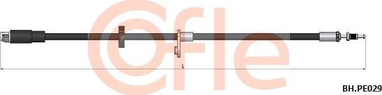 Cofle 92.BH.PE029 - Гальмівний шланг autozip.com.ua