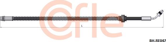 Cofle 92.BH.RE047 - Гальмівний шланг autozip.com.ua
