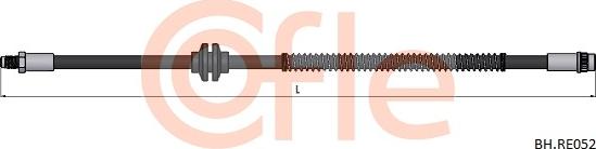 Cofle 92.BH.RE052 - Гальмівний шланг autozip.com.ua