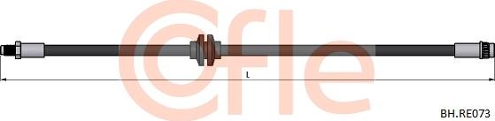 Cofle 92.BH.RE073 - Гальмівний шланг autozip.com.ua