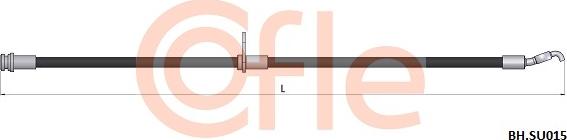 Cofle 92.BH.SU015 - Гальмівний шланг autozip.com.ua
