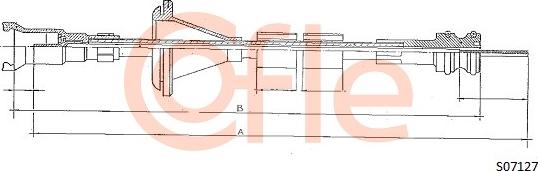 Cofle 92.S07127 - Тросик спідометра autozip.com.ua