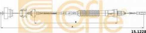 Cofle 15.1228 - Трос, управління зчепленням autozip.com.ua