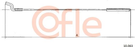 Cofle 10.063 - Тросик газу autozip.com.ua