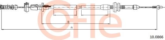 Cofle 10.0866 - Тросик газу autozip.com.ua