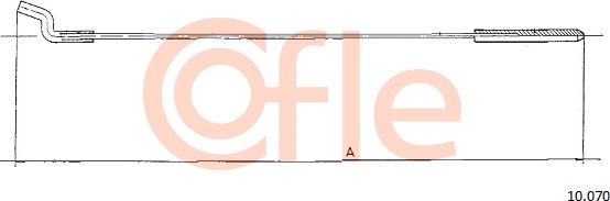 Cofle 10.070 - Тросик газу autozip.com.ua