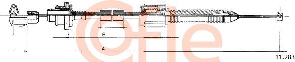 Cofle 11.0283 - Тросик газу autozip.com.ua