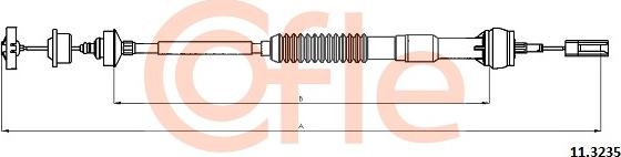 Cofle 11.3235 - Трос, управління зчепленням autozip.com.ua