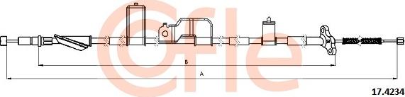 Cofle 17.4234 - Трос, гальмівна система autozip.com.ua