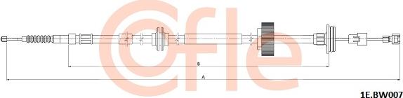 Cofle 1E.BW007 - Трос, гальмівна система autozip.com.ua