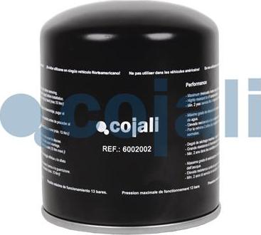 Cojali 6002002 - Патрон осушувача повітря, пневматична система autozip.com.ua