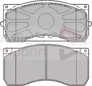 Comline ACV075KPX - Гальмівні колодки, дискові гальма autozip.com.ua