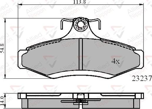 Comline ADB0495 - Гальмівні колодки, дискові гальма autozip.com.ua