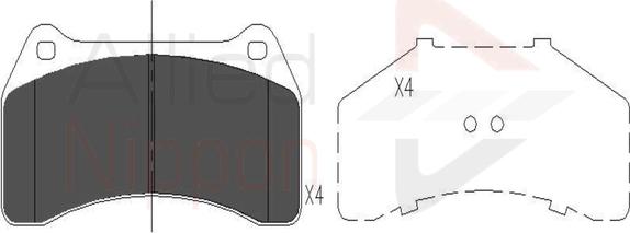 Comline ADB06056 - Гальмівні колодки, дискові гальма autozip.com.ua