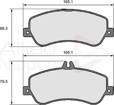 Comline ADB06138 - Гальмівні колодки, дискові гальма autozip.com.ua