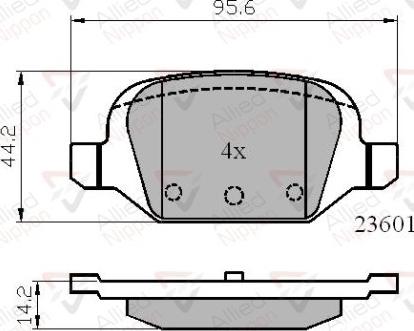 Comline ADB01026 - Гальмівні колодки, дискові гальма autozip.com.ua