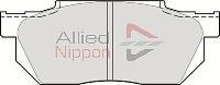 ALLIED NIPPON ADB0185 - Гальмівні колодки, дискові гальма autozip.com.ua
