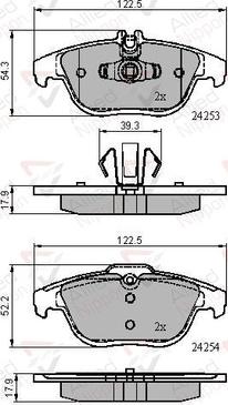 Comline ADB01792 - Гальмівні колодки, дискові гальма autozip.com.ua