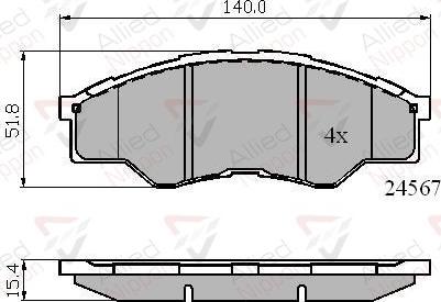 Comline ADB01773 - Гальмівні колодки, дискові гальма autozip.com.ua