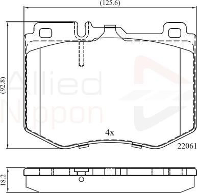 Comline ADB02348 - Гальмівні колодки, дискові гальма autozip.com.ua