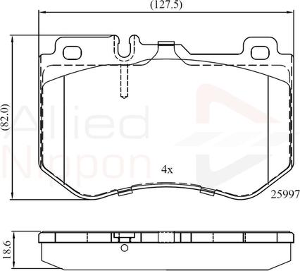 Comline ADB02347 - Гальмівні колодки, дискові гальма autozip.com.ua