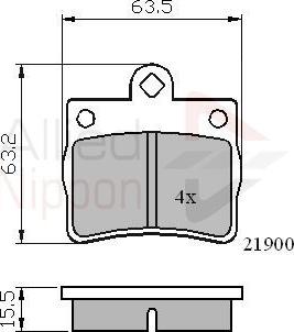 Comline ADB0220 - Гальмівні колодки, дискові гальма autozip.com.ua