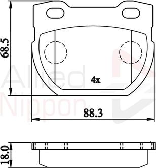 Comline ADB02215 - Гальмівні колодки, дискові гальма autozip.com.ua