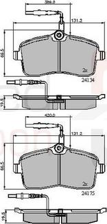 Comline ADB11250 - Гальмівні колодки, дискові гальма autozip.com.ua