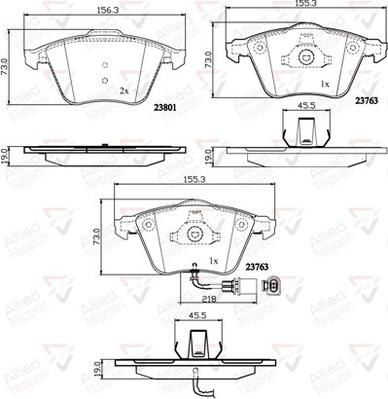 Comline ADB11752 - Гальмівні колодки, дискові гальма autozip.com.ua