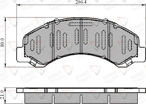 Comline ADB3919 - Гальмівні колодки, дискові гальма autozip.com.ua