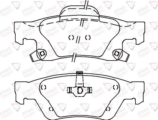 Comline ADB36076 - Гальмівні колодки, дискові гальма autozip.com.ua